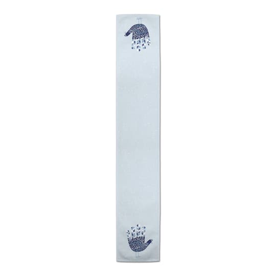 72" Hand Turkey Thanksgiving Table Runner